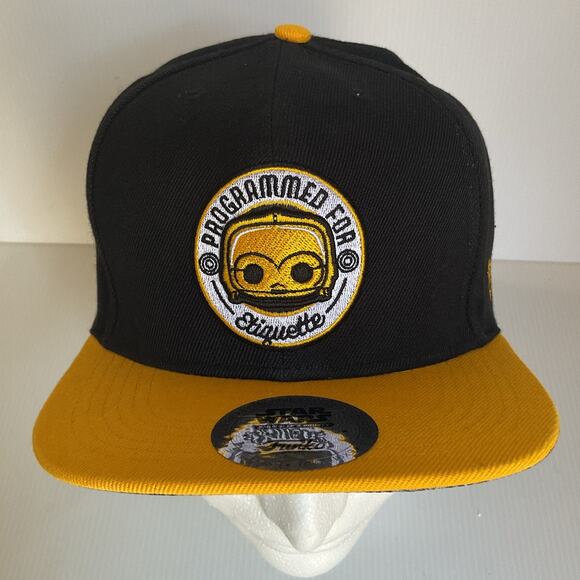 Funko Star Wars Snapback Hat C3PO Programmed for Etiquette Smuggler’s Bounty New - Picture 1 of 10